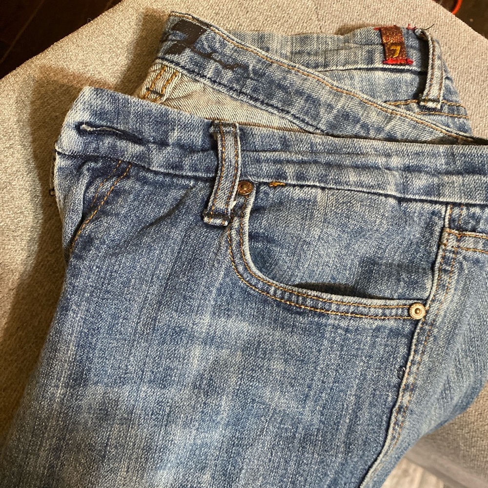 7 For All Mankind, “A” Pocket bootcut jeans.
